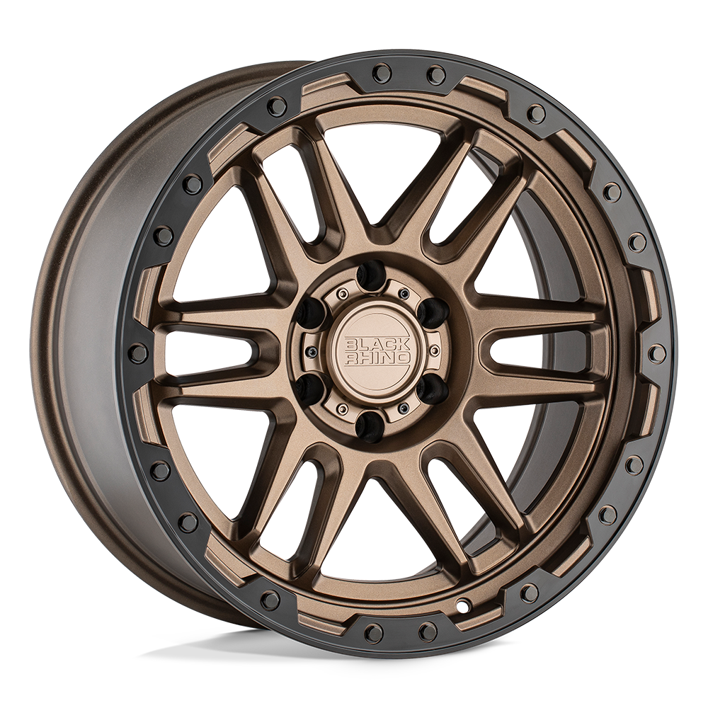 Black Rhino APACHE Matte Bronze W/ Blk Rg & Bolts 6x139.7 Wheels - product view 2