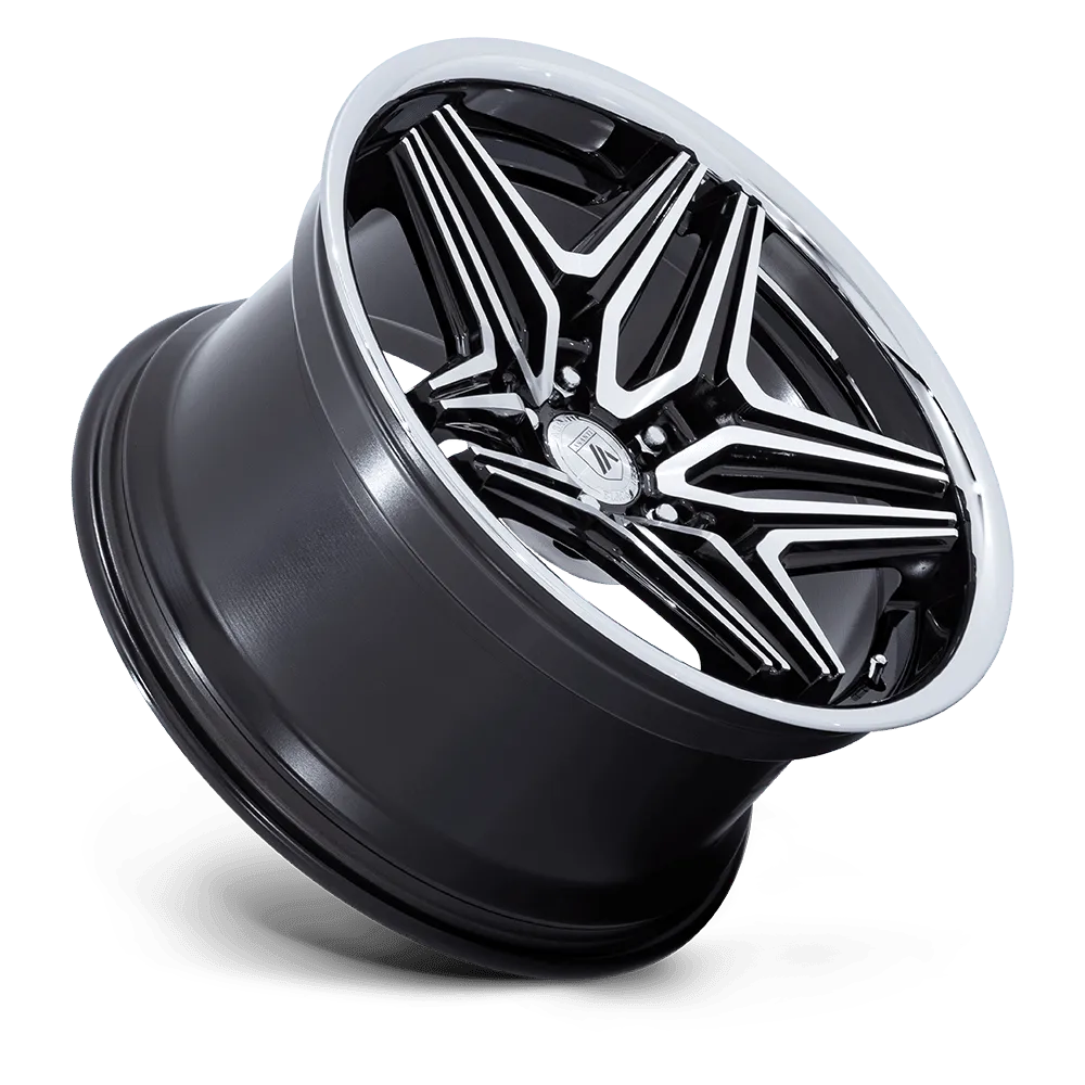 Asanti Wheels ABL46 Duke Gloss Black Machined Wheel