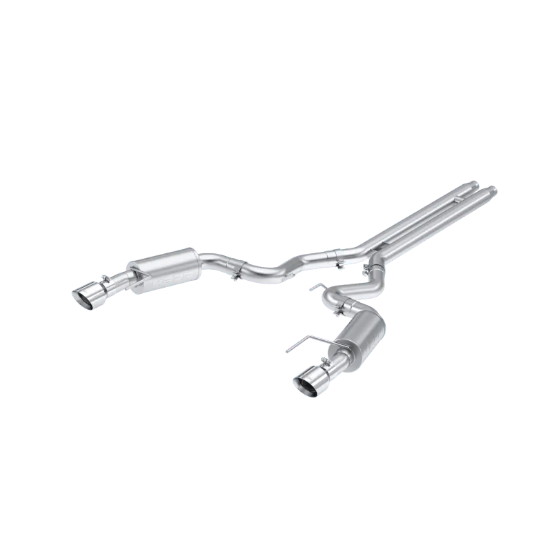 MBRP 2024+ Ford Mustang GT S650, 5.0 Aluminized Steel 3in Cat-Back Dual Split Rear (Street)