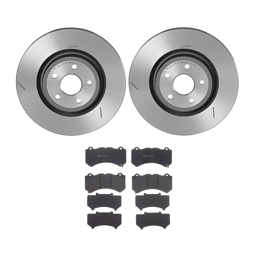 Brembo Disc Brake Pad and Rotor Kits for 2018-2020 DURANGO, 2012-2020 GRAND CHEROKEE - KT04315