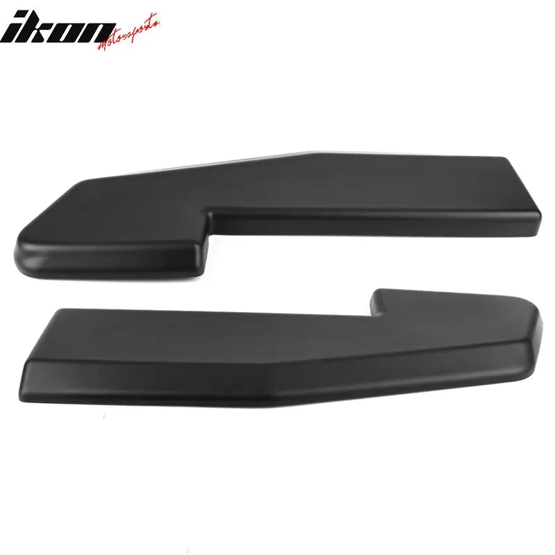 2015-2017 Ford Mustang V1 Matte Black Rear Bumper Lip W/8 Screws PP