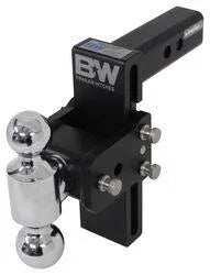 B&W Tow & Stow 2-Ball Mount - 2" Hitch - 7" Drop, 7-1/2" Rise - 10K - Black