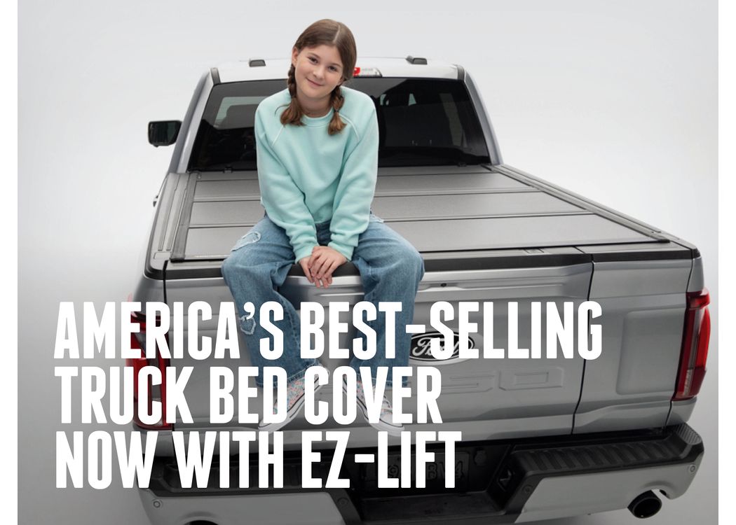 RealTruck BAKFlip MX4 EZ-Lift Hard Folding Tonneau Cover 2019-2027 Ram 1500, RHO & TRX 5'7" Bed