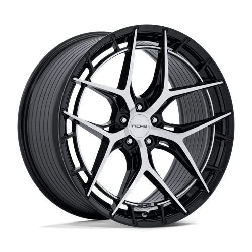 Niche Riviera Gloss Black Machined Wheel
