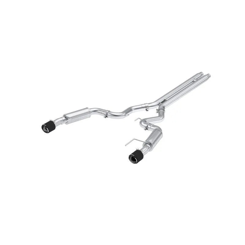 MBRP 2024+ Ford Mustang GT S650, 5.0L Cat-Back Dual Split Rear with Carbon Fiber Tips, Race Version