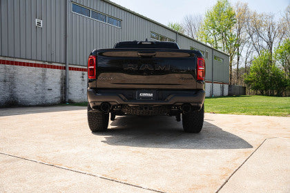 Corsa 25-26 RAM 1500 RHO Crew Cab 3.0L Turbo Cat-Back Dual Rear Exit w/ 5in Single Gun Metal Pro Series