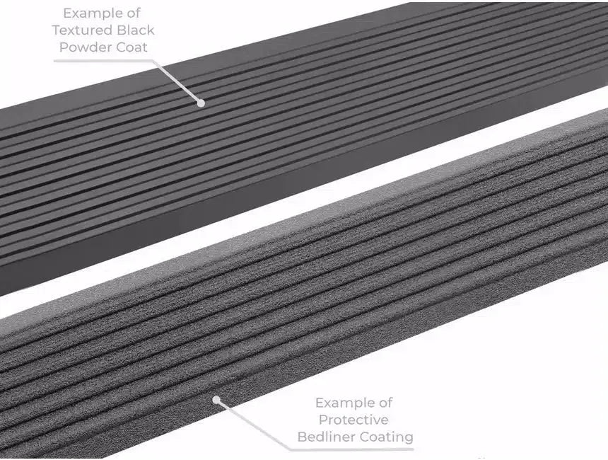 RealTruck VoltStep Electric Running Boards 2021-2027 Ram 1500, TRX, RHO Textured Black Crew Cab