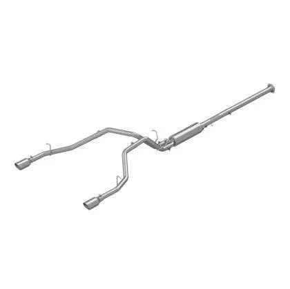 MBRP 2019-2024 Ram 1500 5.7L (Crew Cab/Quad Cab ONLY) 2.5in Cat Back Dual Split Rear w/ 4.5in Tip - AL