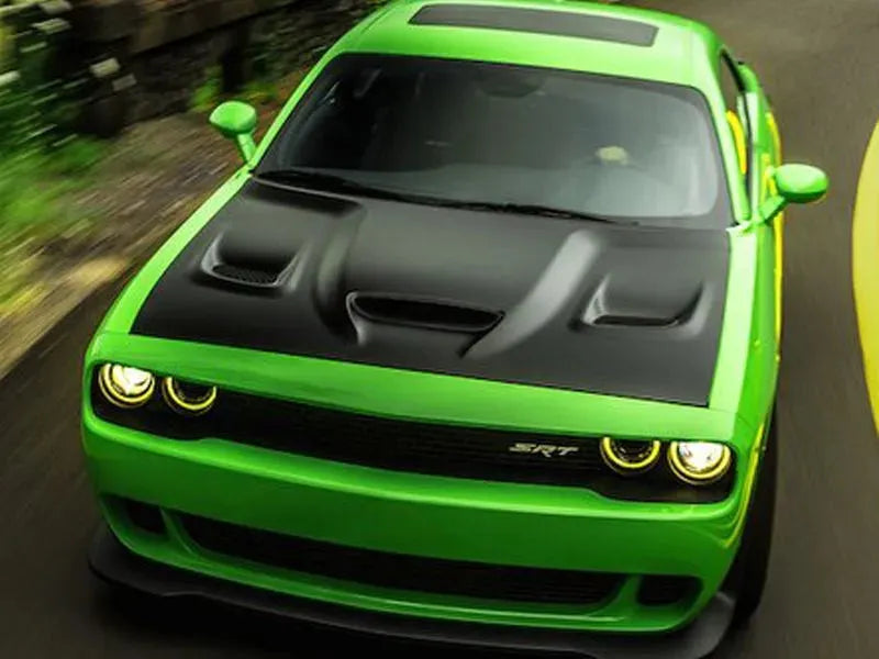 JLT HELLCAT HOOD VENT RAIN SHIELD FOR 2015-23 CHALLENGER HELLCAT