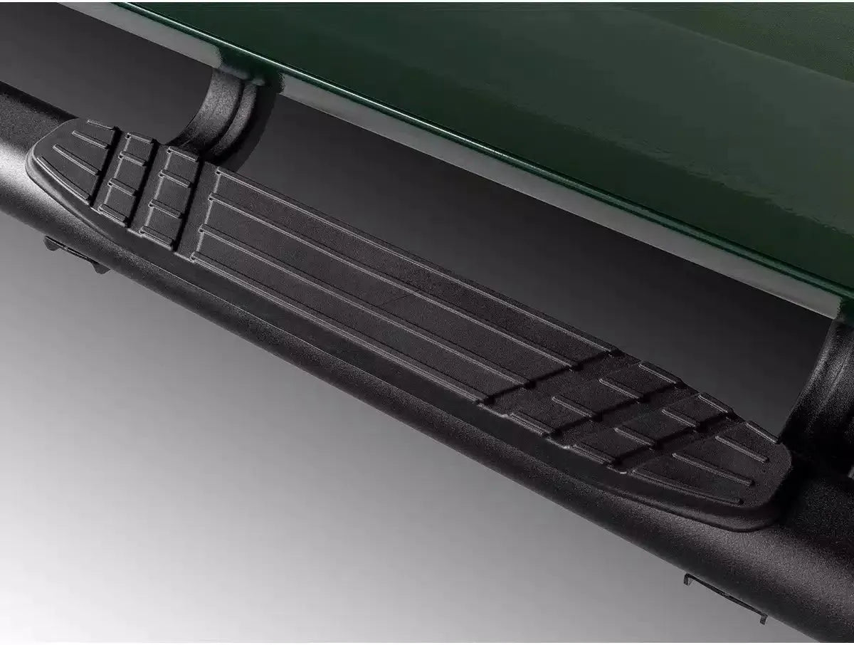 Go Rhino 4" 1000 Series Black Nerf Bars 2021-2027 Ram 1500, RHO & TRX Crew Cab