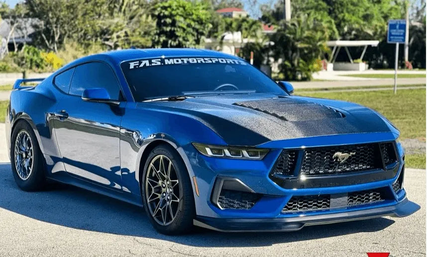 Anderson Composites 2024 Ford Mustang S650 Double-Sided Carbon Fiber Hood