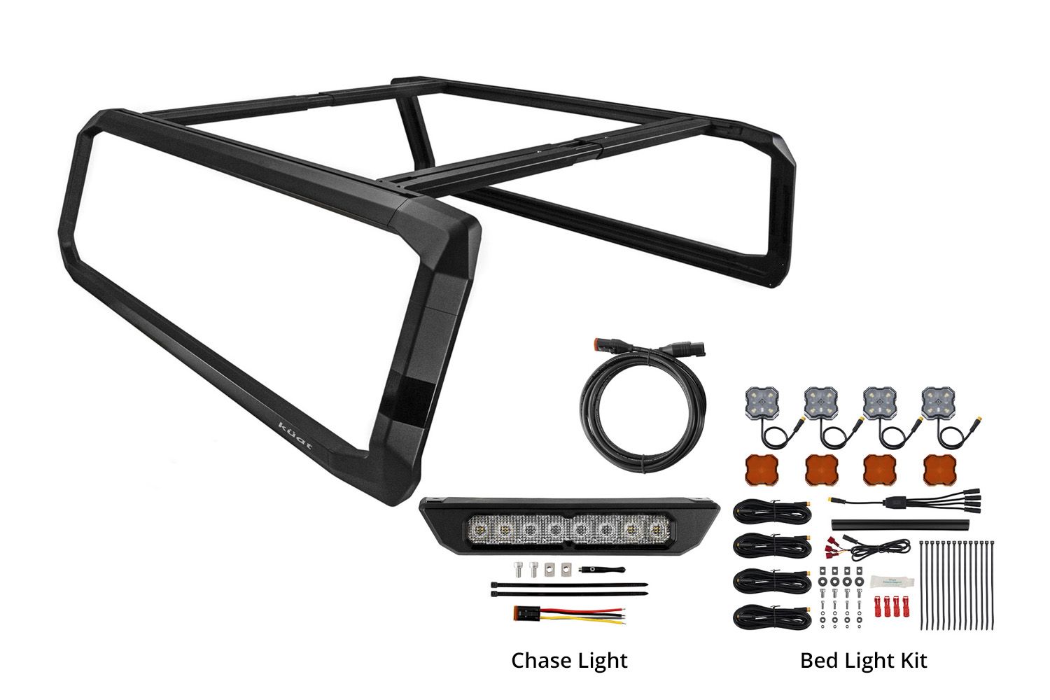 Diode Dynamics Kuat IBEX Bed Rack Kit for 2009-2025 Ram 1500