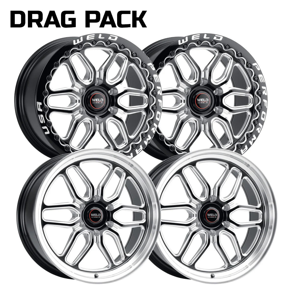 Black Friday / Cyber Monday Weld Drag Pack Combo W/ Rear Beadlocks