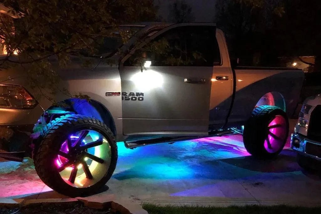 ORACLE LIGHTING LED ILLUMINATED WHEEL RINGS - DYNAMIC COLORSHIFT