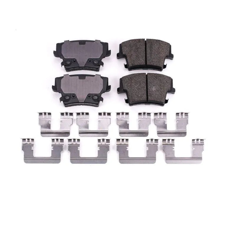 PowerStop 05-23 Chrysler 300 / Dodge Charger & Challenger Rear Z17 Evolution Ceramic Brake Pads w/Hardware
