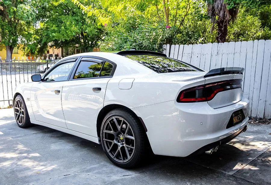 WeatherTech 11-23 Dodge Charger Front and Rear Side Window Deflectors - Dark Smoke