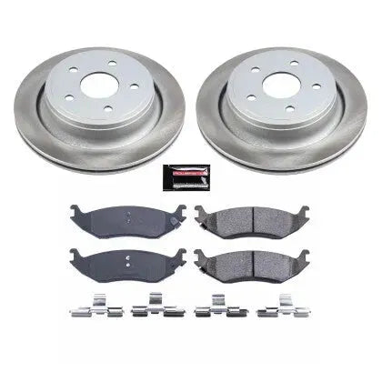 PowerStop Semi Coated Pad & Rotor Kit 2009-2022 Ram 1500 Classic (5 Lug)