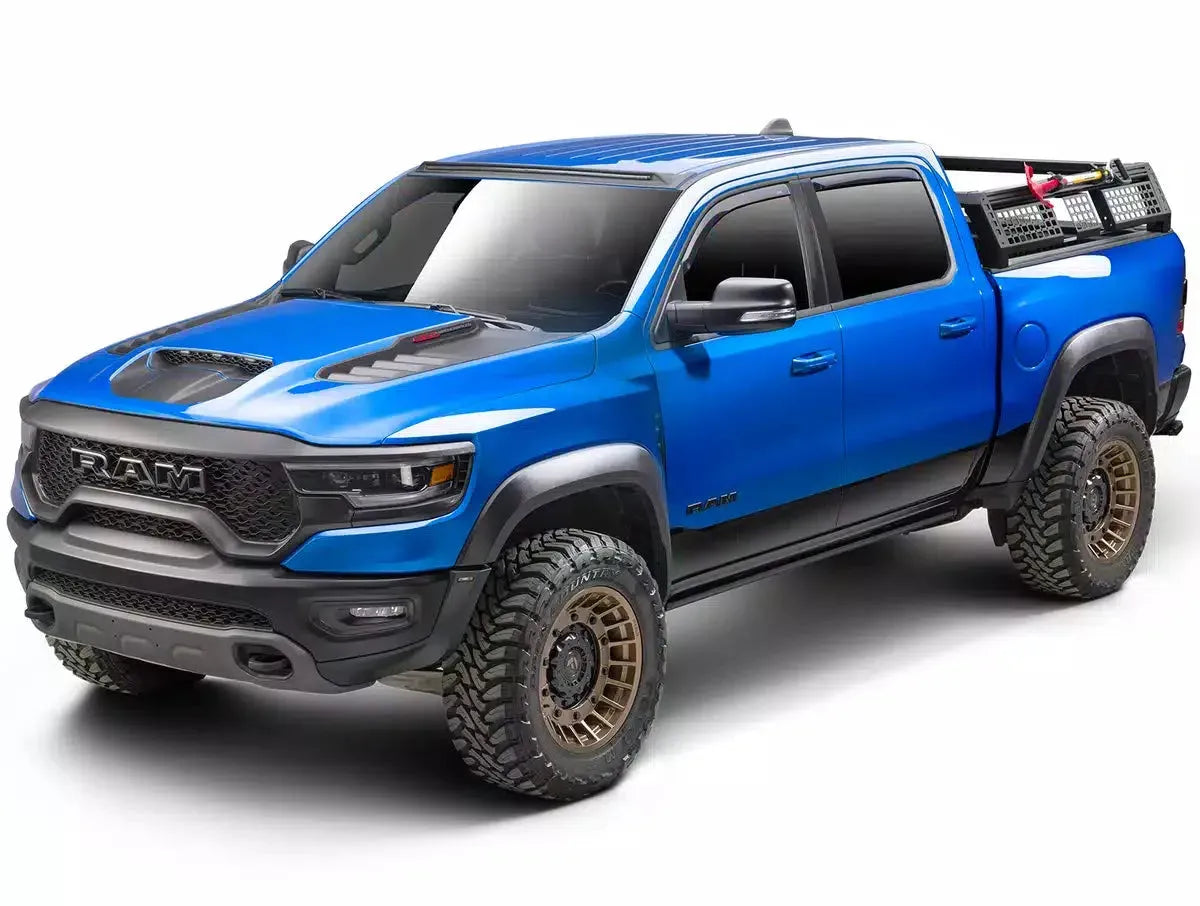 RealTruck GoRack/Overland Truck Rack | Fits 2019-2026 Ram 1500, 5.7' Bed - Black | 9550101