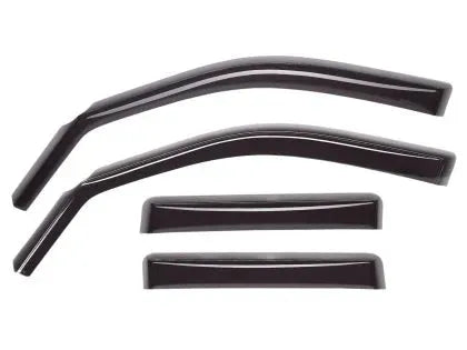 WeatherTech 19-25 RAM 1500 / TRX / RHO Crew Cab Front and Rear Side Window Deflectors - Dark Smoke New Design