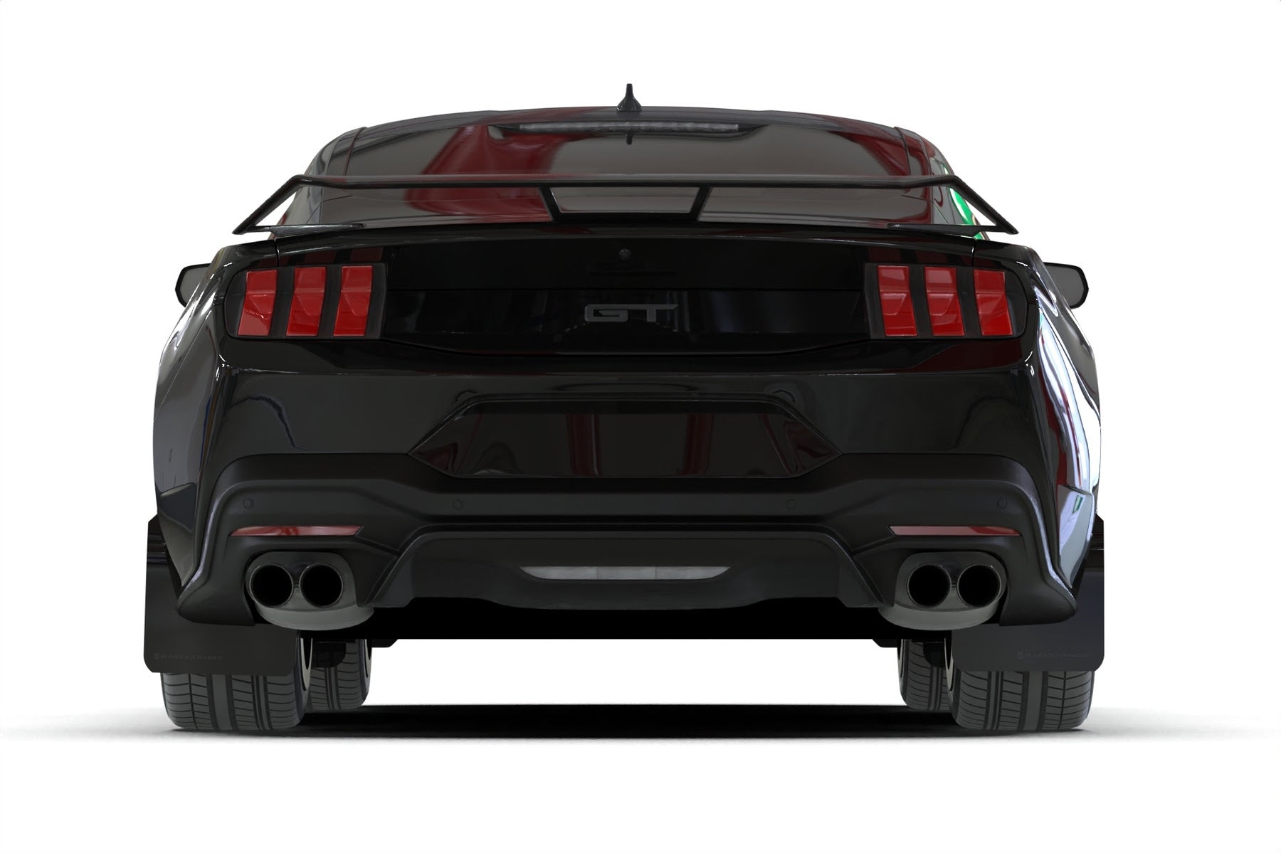 Rally Armor 2024+ Ford Mustang Black UR Mud Flap