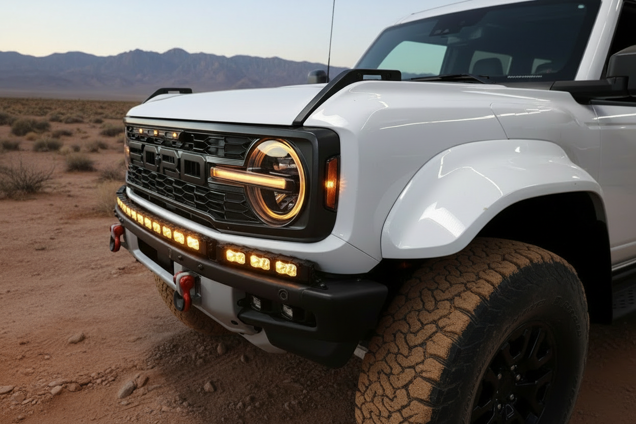 2021+ Ford Bronco Raptor Side Light Bars Extension