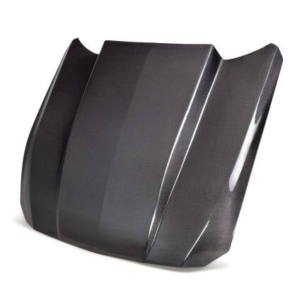 Anderson Composites 2024 Ford Mustang Type-CJ Double-Sided Carbon Fiber Cowl Hood