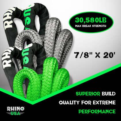 Rhino USA Kinetic Energy Recovery Rope (7/8In X 20Ft)