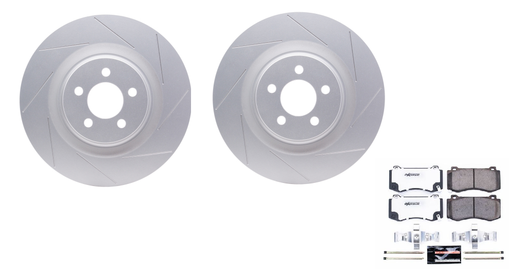 2006-2023 Dodge Charger / Challenger / 300 4 Piston Front Brake Kit