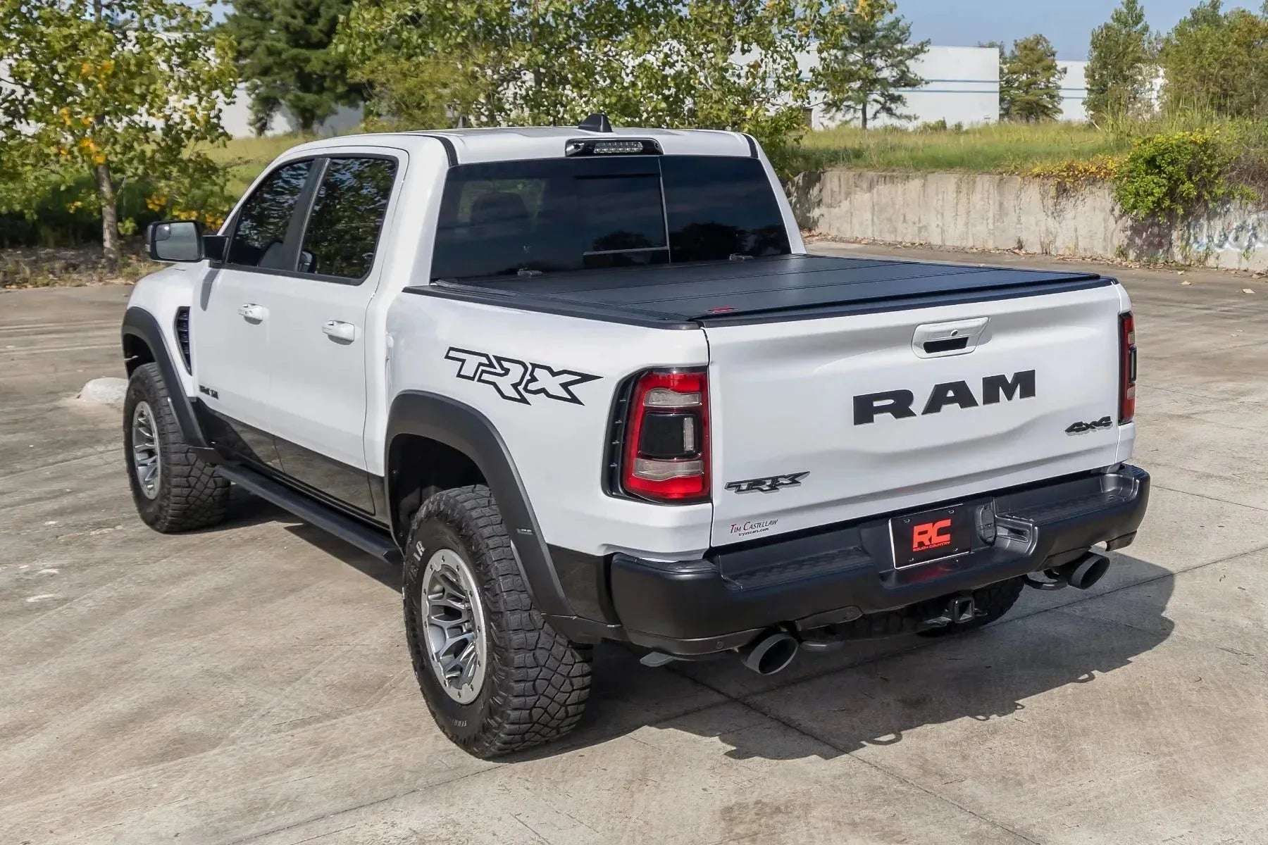 Rough Country Hard Tri-Fold Flip Up Bed Cover 2019-2026 Ram 1500, RHO & TRX