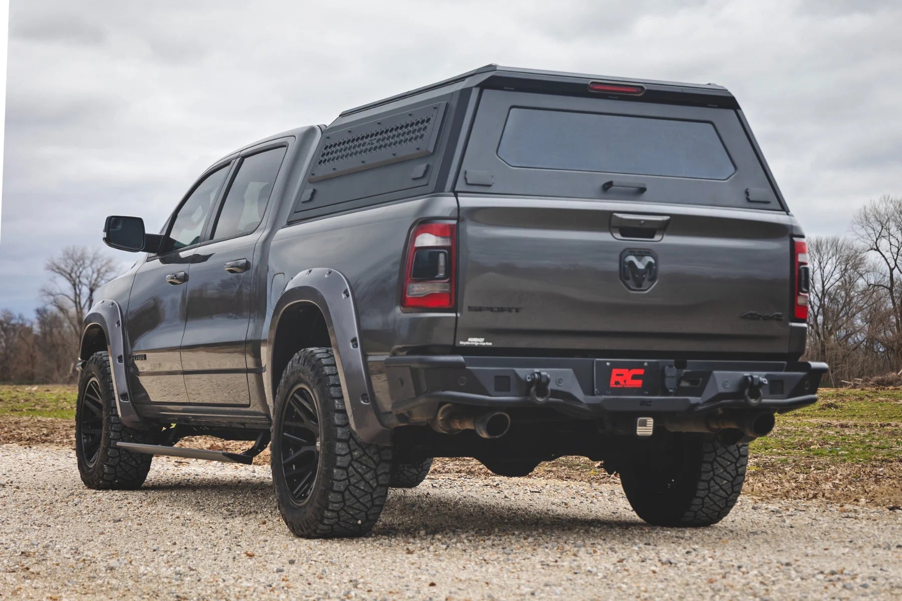 Rough Country Power Running Boards HT-Series | Crew Cab | Ram 1500, TRX & RHO 2019-2027