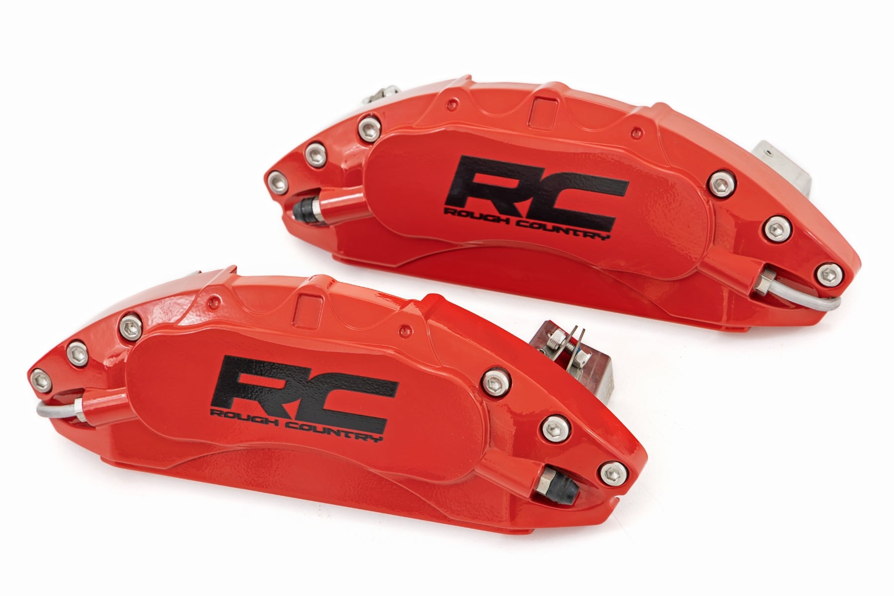 Rough Country Caliper Covers Rear | Red | Ram 1500 2WD/4WD (2019-2026)