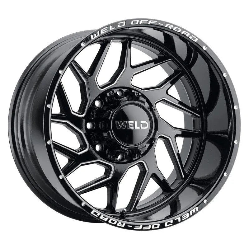 Weld Off-Road Wheel Fulcrum Gloss Black 5 Lug