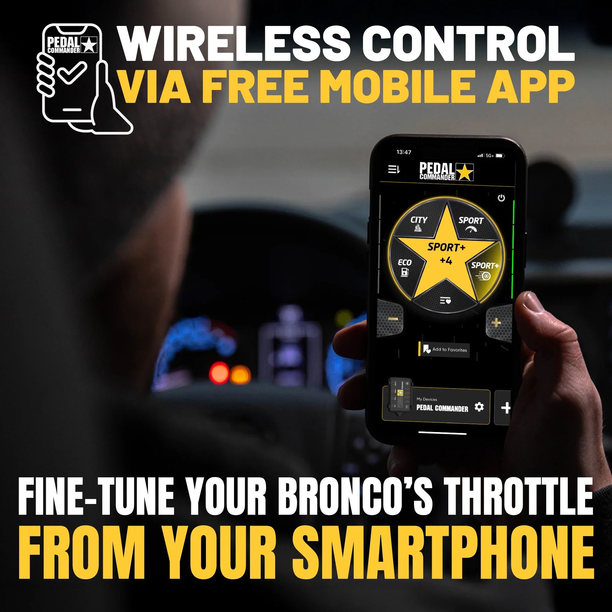 Pedal Commander for Ford Bronco