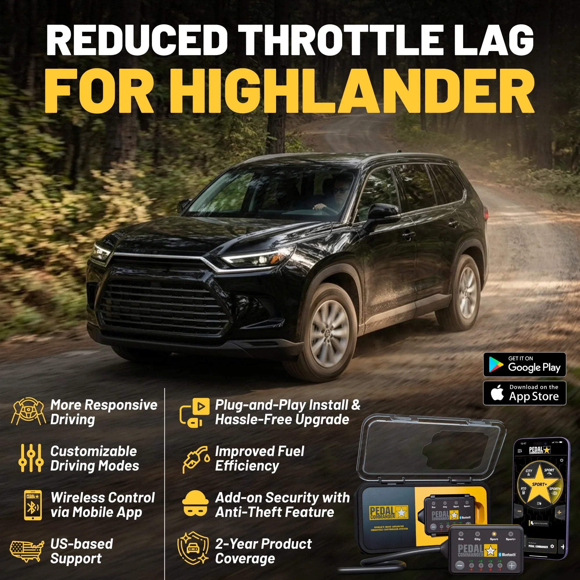 Pedal Commander for Toyota Highlander