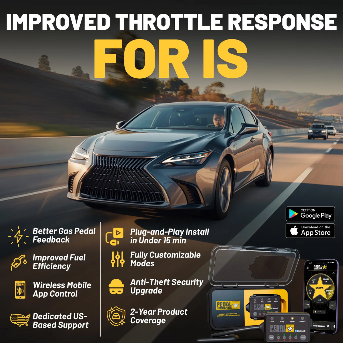 Pedal Commander for Lexus IS