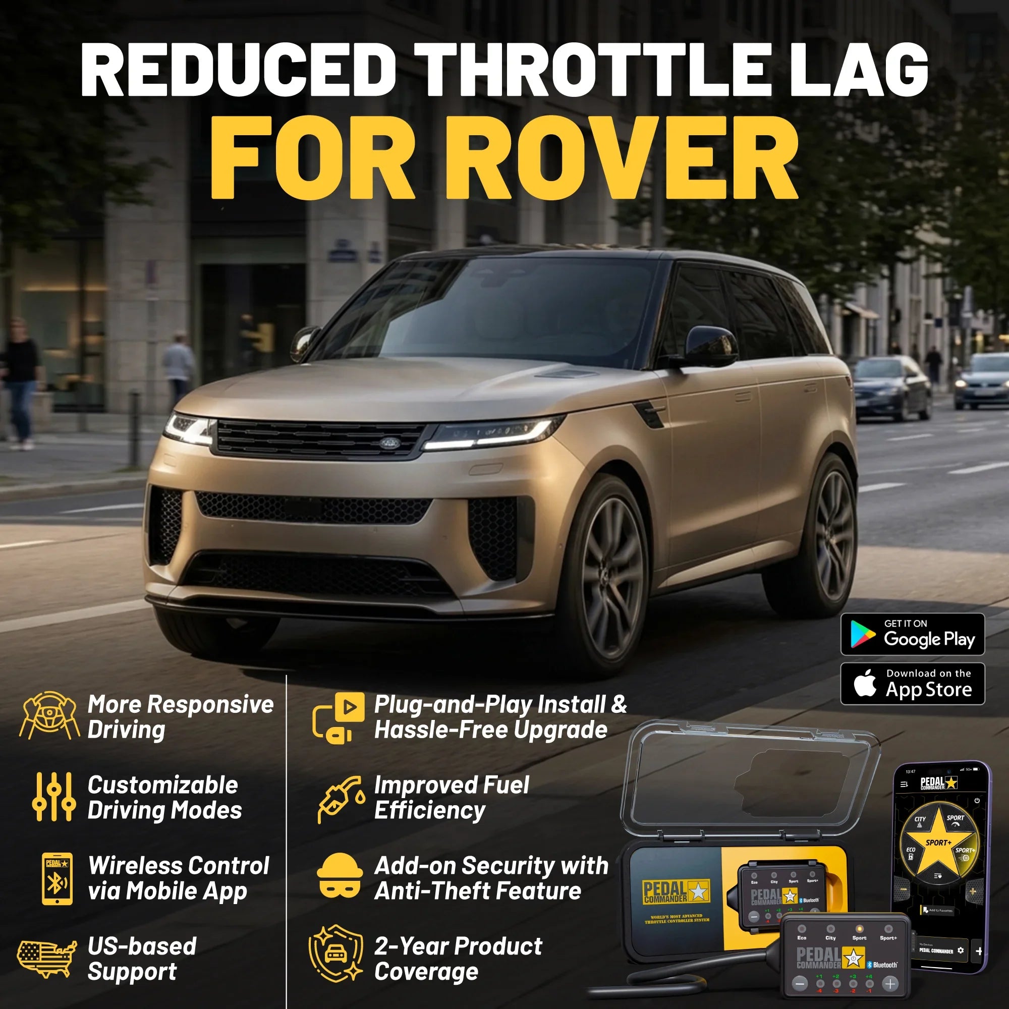 Pedal Commander for Land Rover Range Rover