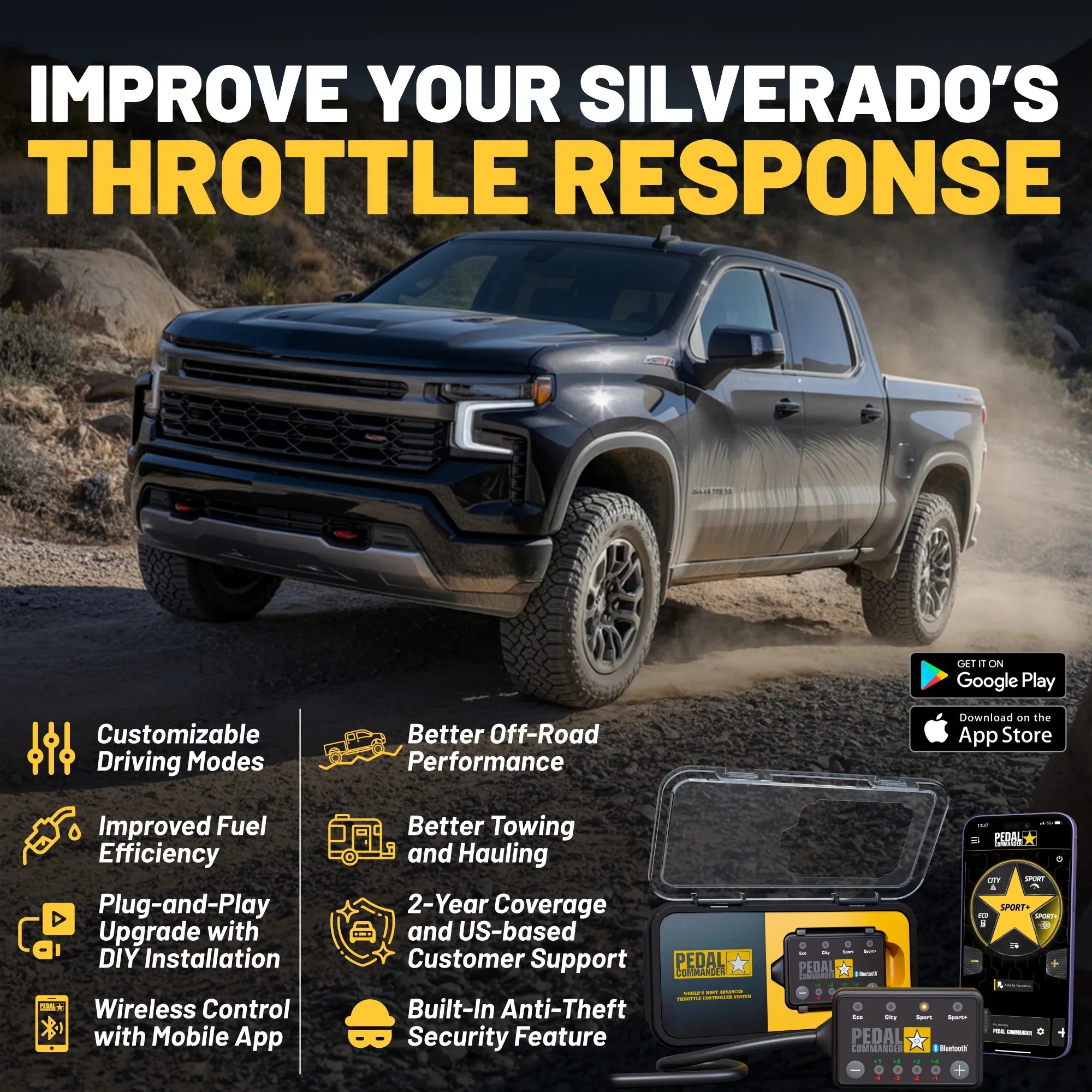 Pedal Commander for Chevrolet Silverado 1500
