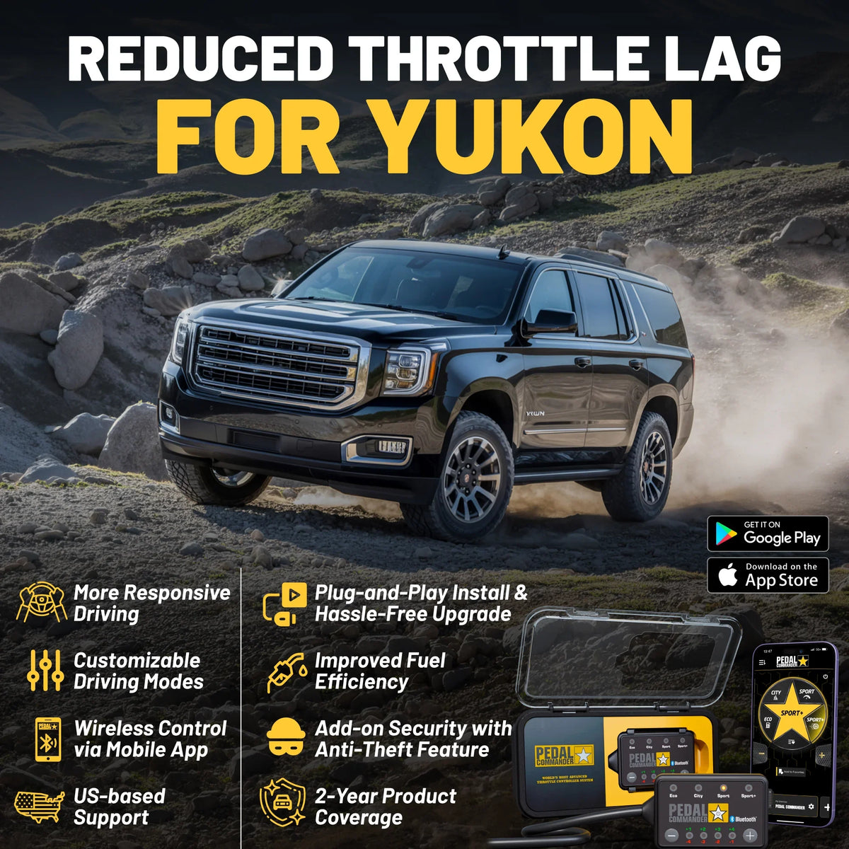 Pedal Commander for GMC Yukon