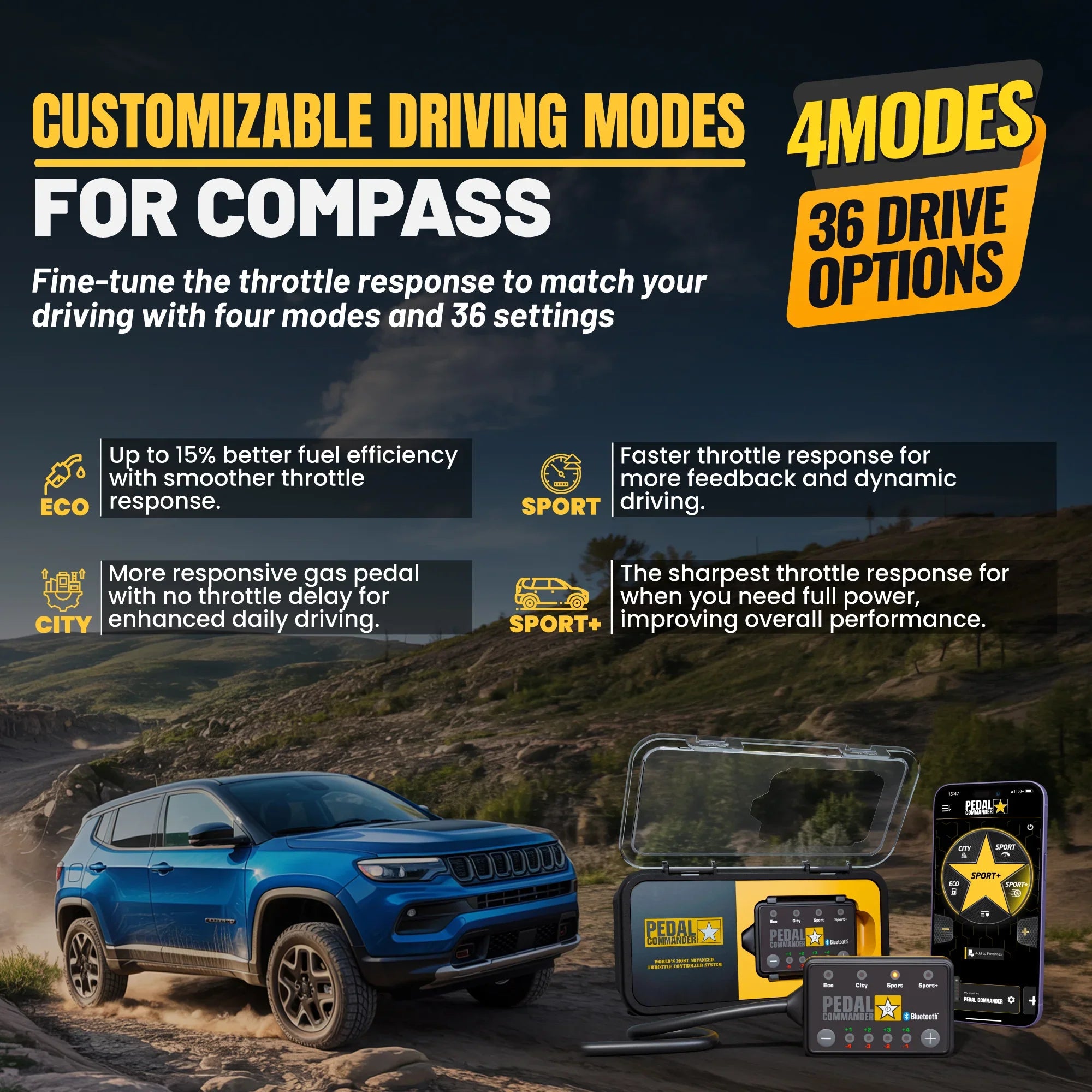Pedal Commander for Jeep Compass