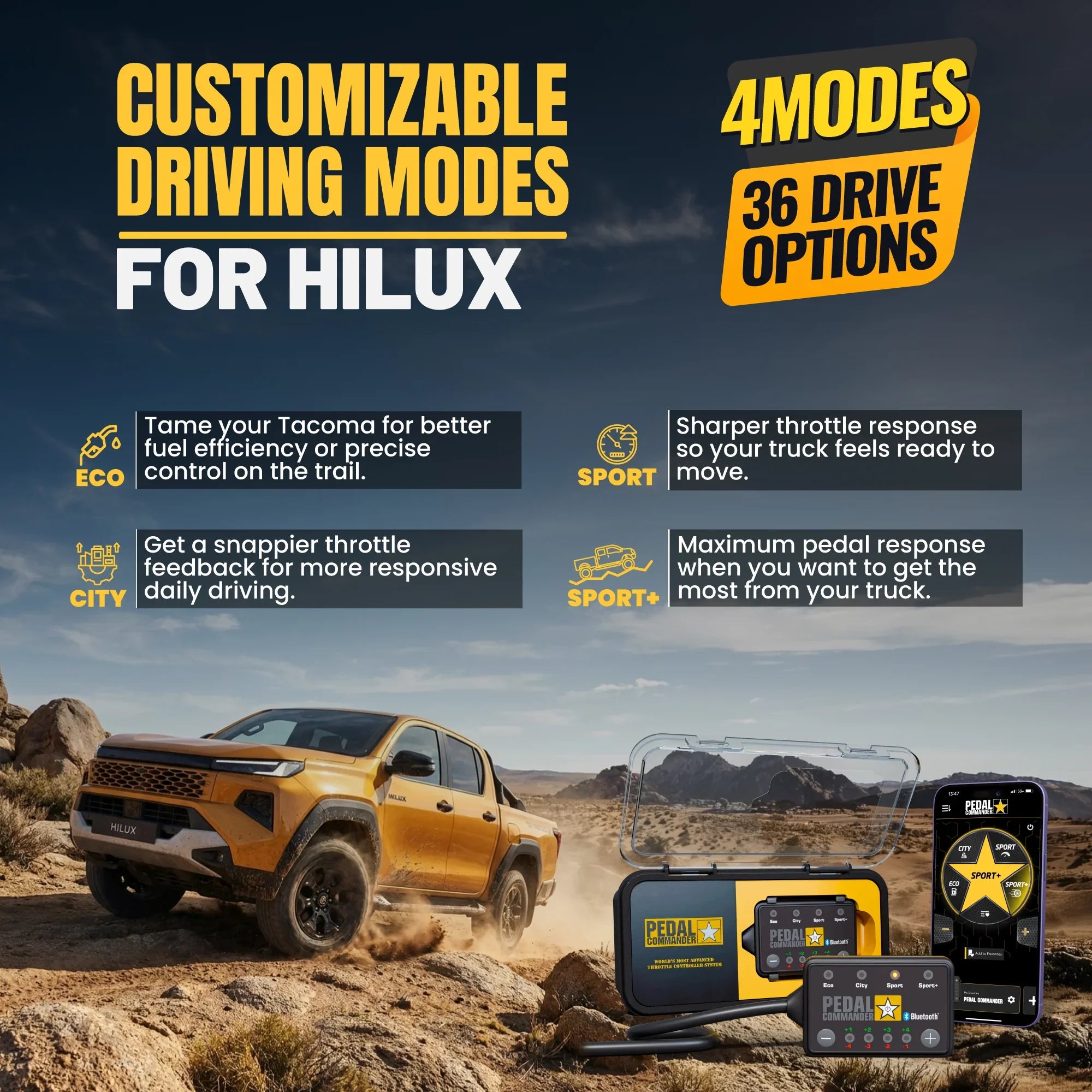 Pedal Commander for Toyota Hilux