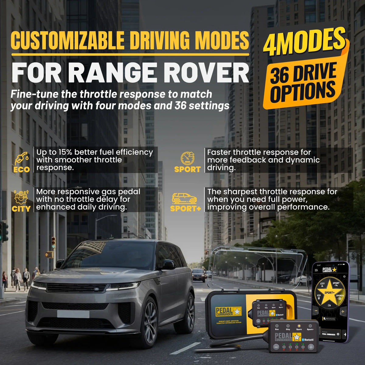 Pedal Commander for Land Rover Range Rover Sport