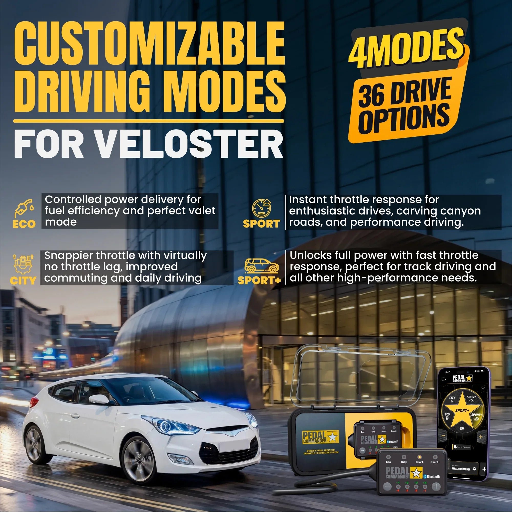 Pedal Commander for Hyundai Veloster