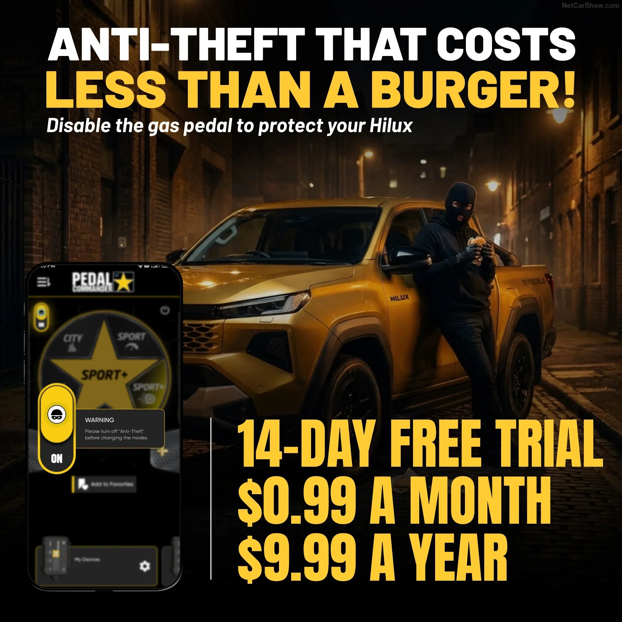 Pedal Commander for Toyota Hilux