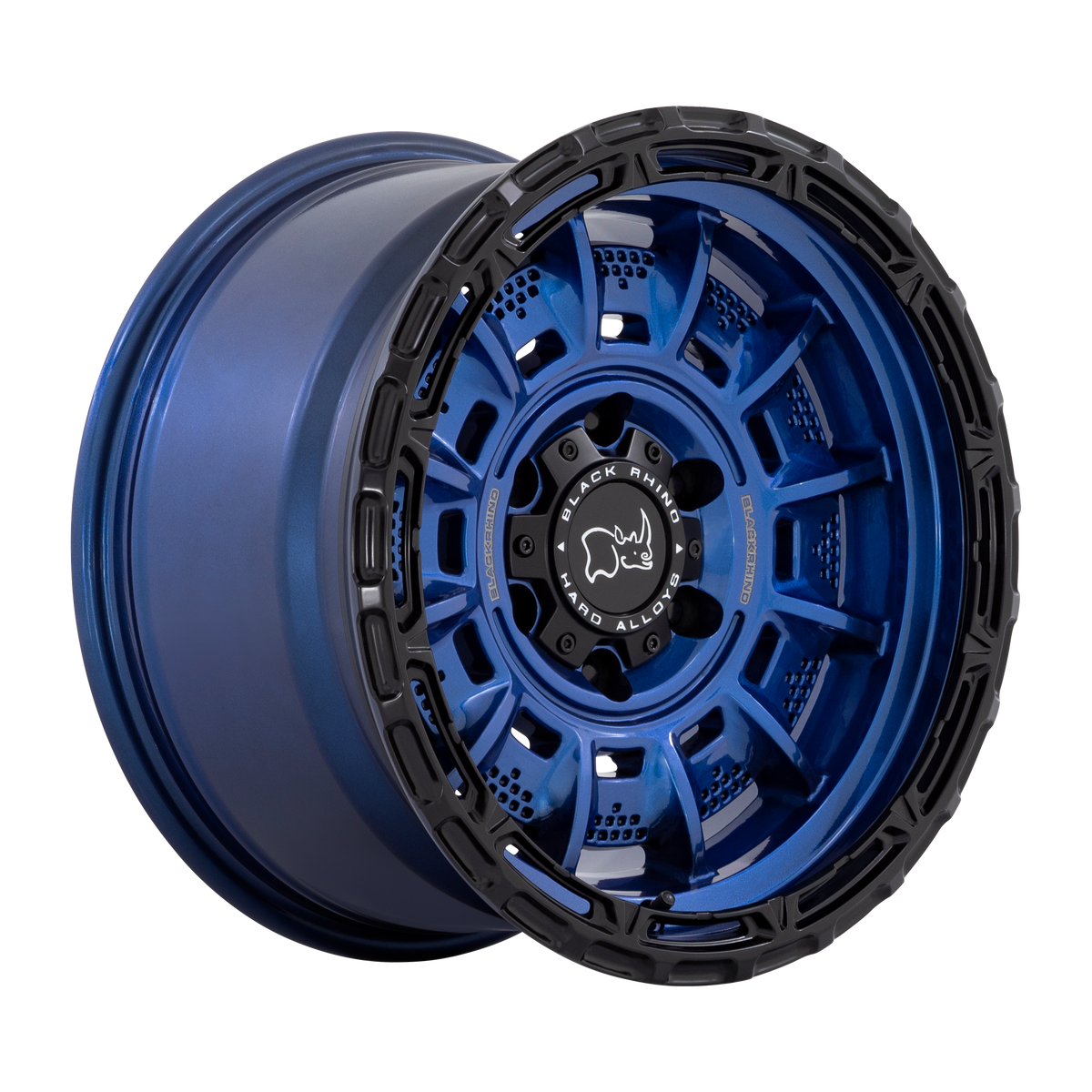 Black Rhino LEGION Cobalt Blue W/ Black Lip 6x139.7 Wheels - product view 1