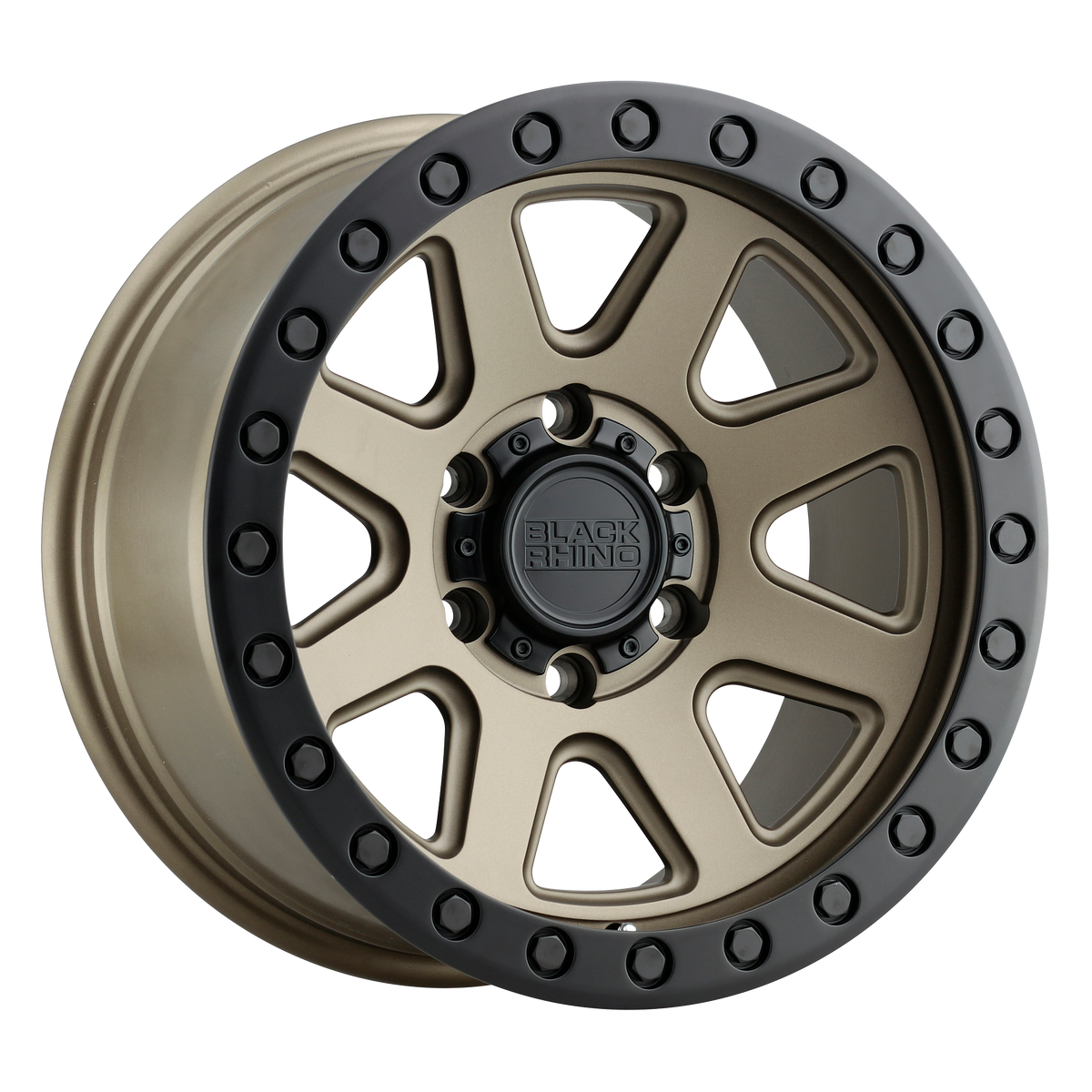 Black Rhino BAKER Matte Bronze W/ Black Ring 6x139.7 Wheels - product view 1