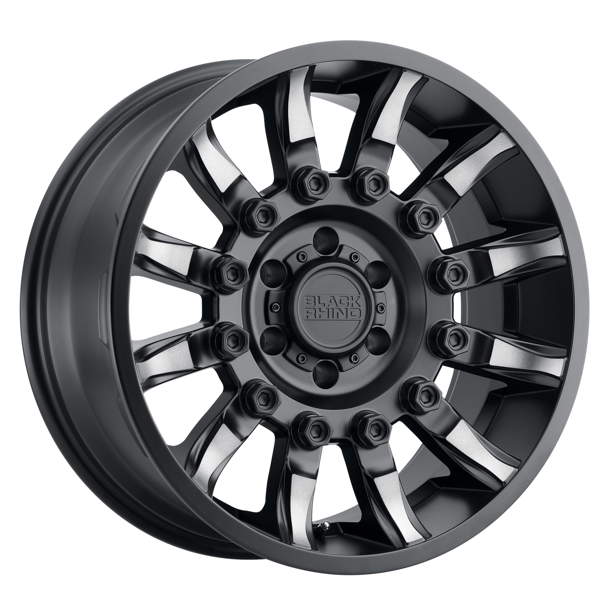 Black Rhino MISSION Matte Black W/ Machined Tint 6x139.7 Wheels - product view 1