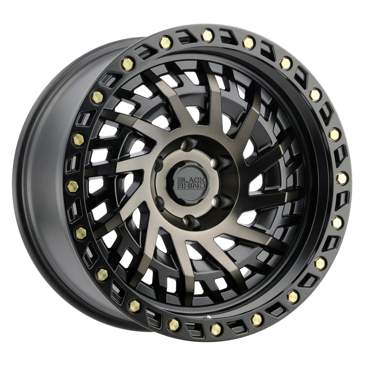 Black Rhino SHREDDER Matte Black W/ Mach Dark Tint 6x139.7 Wheels - product view 1