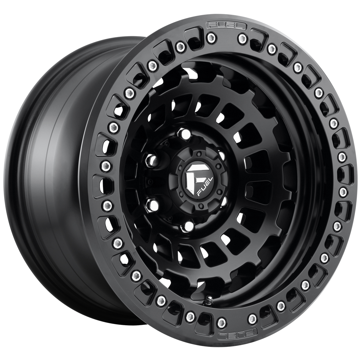 Fuel ZEPHYR BEADLOCK Matte Black 6x139.7 Wheels - product view 2