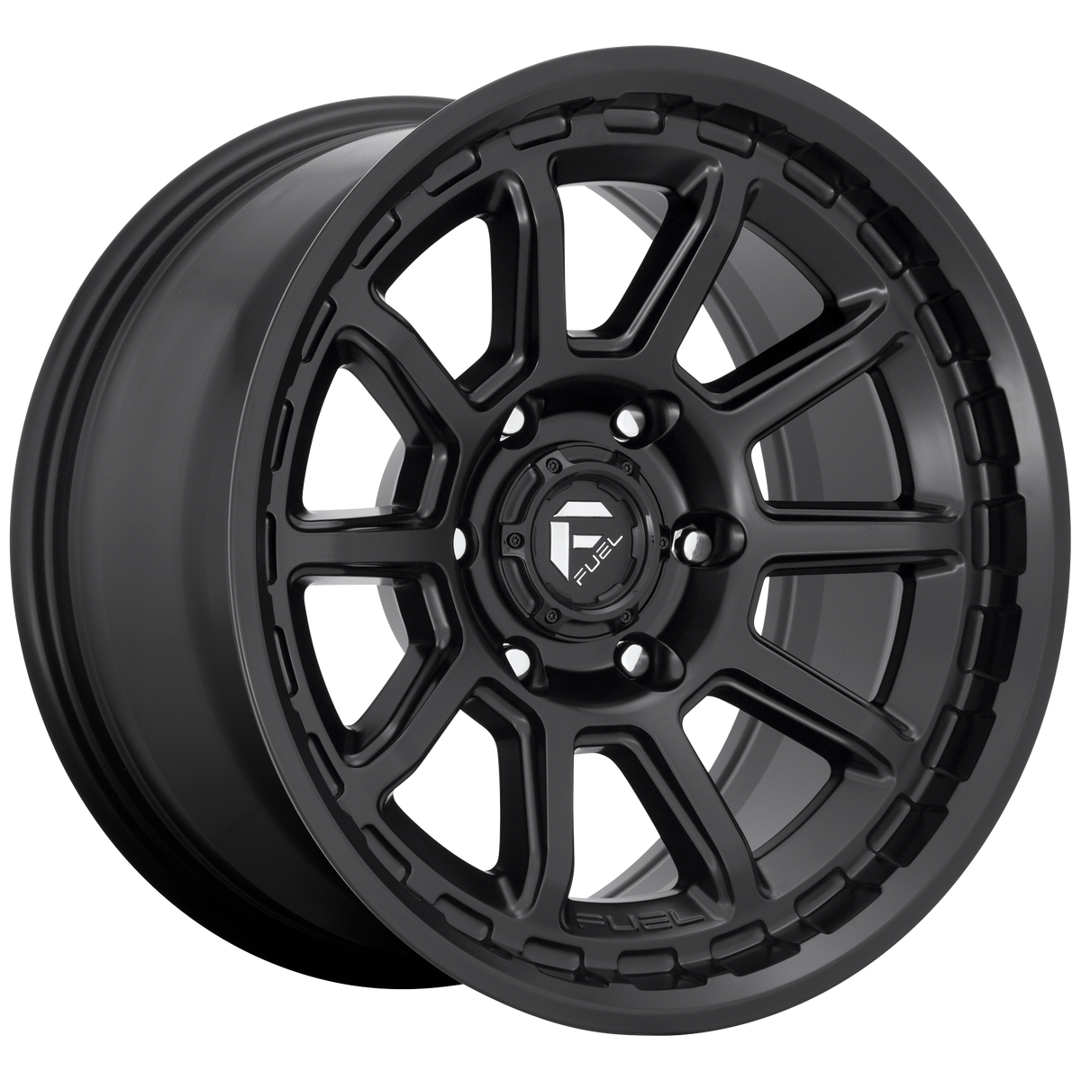 Fuel TORQUE Matte Black 6x139.7 Wheels - product view 2