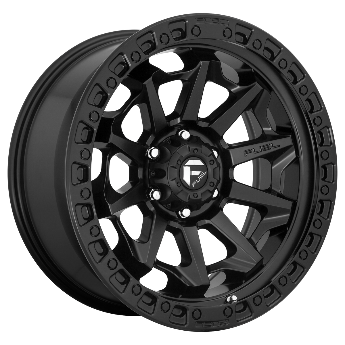 Fuel COVERT Matte Black 6x139.7 Wheels - product view 4